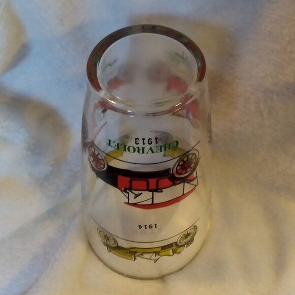 Vintage ANCHOR HOCKING (qty 2 ) 7" Vintage Cars Glass Cocktail Shaker No… - Picture 4 of 6